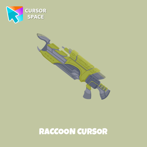 Raccoon cursor arrow cursor